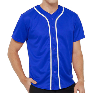 Ropa Deportiva Personalizada al por Mayor, Jersey de Béisbol de Alta Calidad 100% Transpirable Hecho con Material Personalizado para Equipos - Product Image 1