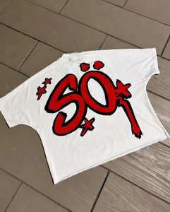 Venta al por mayor Unisex ácido lavado Vintage camiseta 300 Gsm 100% algodón de gran tamaño Boxy Fit Cropped Top para hombres Slim Fit - Product Image 3