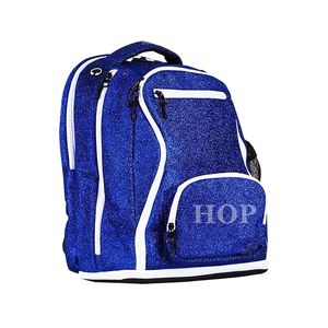 Sac à dos pour femmes avec étiquette personnalisée brillante et scintillante, sac à dos de cheerleading brillant pour les jeunes, léger, durable, sac à dos de sport - Product Image 2