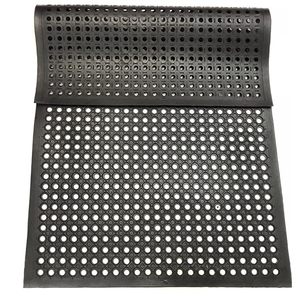 Impermeable Anti UV Seguridad para el cuerpo Perforado SBR Piso de goma Cocina Alfombrillas antifatiga con agujeros Drenaje - Product Image 6