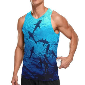 Camiseta sin mangas de entrenamiento para hombre hecha a medida, ropa de gimnasio transpirable para hombre, estilo informal de punto - Product Image 2