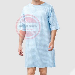Robe de patient d'hôpital en coton unisexe de qualité supérieure/robes de patient uniformes d'hôpital - Product Image 6