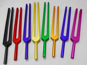 ชุดส้อมเสียงอลูมิเนียมอัลลอยด์8ชิ้น, ชุดปรับจูนสีสันสดใสแหล่งพลังงานไฟฟ้า - Product Image 2