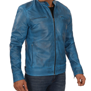 Nuevas llegadas 2025 chaquetas de cuero ropa de hombre informales tamaño personalizado fabricante al por mayor nueva chaqueta de cuero para hombre - Product Image 4
