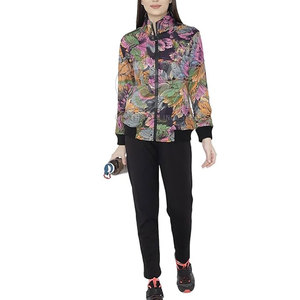 Latest Design <b>Women</b> Printed Tracksuit Zipper <b>Women</b> Printed Tracksuit 100%Cotton <b>Women</b> Printed Tracksuit - Product Image 5