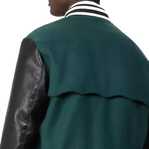 Vente en gros de vestes de baseball OEM avec broderie personnalisée pour hommes Nouvelle mode pour hommes Lettermen College Baseball Jacket pour hommes - Product Image 4