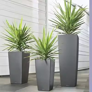 Maceta de diseño alto para plantas de sala de estar, maceta rústica decorativa para decoración de Patio, maceta colgante redonda con estilo Vintage - Product Image 6