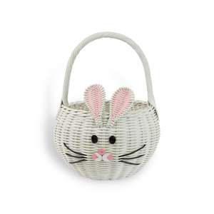 Cesta de recolección de Pascua de ratán de temporada Cesta de regalo adorable Cesta de regalo tejida para niños - Product Image 3