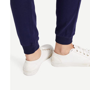 กางเกงผ้าฝ้าย/โพลีเอสเตอร์เอวกลางมีกระเป๋าข้างพิมพ์ลายแนวสตรีท - Product Image 5