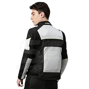 Blouson de moto Cordura Racing avec protection des épaules, des coudes et du dos Blouson de moto en textile Cordura - Product Image 2