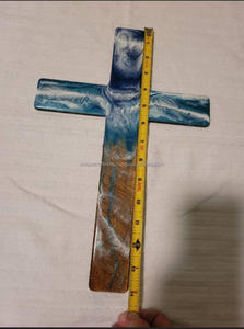 Cruz de resina de madera hecha a mano 100% Cruz sagrada de madera natural al mejor precio directamente de la India - Product Image 4