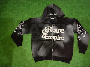 ชุดเซ็ตเสื้อฮู้ดดี้ทรงบ็อกซี่ปักลายสไตล์ยูนิเซ็กซ์ ล้างสีแบบแอซิดวอช พร้อมกางเกงวอร์มเทอร์รี่ ดีไซน์ลำลอง - Product Image 6