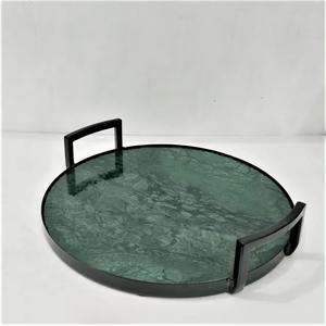 High Quality Lightweight Metal Serving Tray Unique Shaped <b>Home</b> <b>Decor</b> From India Export Quality - Product Image 3