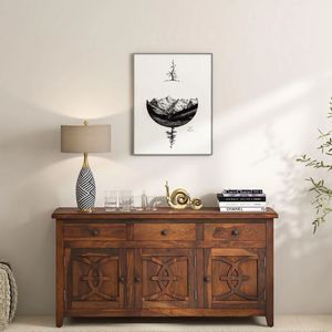 Karl Sheesham ตู้ไม้สำหรับรับประทานอาหารกันรอยขีดข่วน - Product Image 1