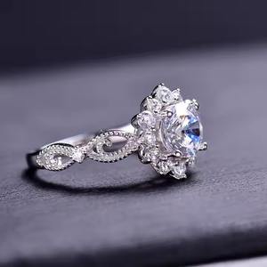 14k <b>18k</b> white <b>Gold</b> Solitaire <b>Ring</b> Lab Grown Diamond Engagement <b>Ring</b> IGI Certified Lab-grown Diamond <b>Ring</b> for Women <b>Men</b> - Product Image 5