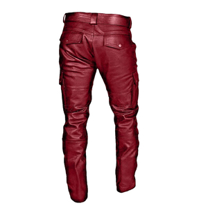 Pantalones de cuero para motocicleta para hombre con protección personalizada duradera al por mayor, pantalones de montar para motociclista de carreras, equipo para hombre - Product Image 4
