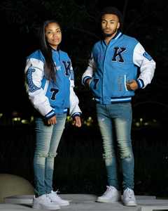 เสื้อแจ็กเก็ตเบสบอลสำหรับผู้ชายเสื้อแจ็กเก็ตทีมโรงเรียนระบายอากาศได้ดีมีไซส์ใหญ่พิเศษงานตามสั่ง - Product Image 1