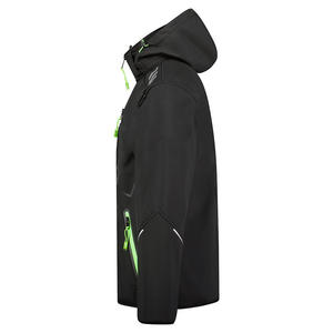 แจ็กเก็ตกันลมมีฮู้ดแบบปรับได้มีปกตั้งใหม่สำหรับผู้ชายแจ็คเก็ตที่กำลังมาแรงทนทานรุ่น - Product Image 5