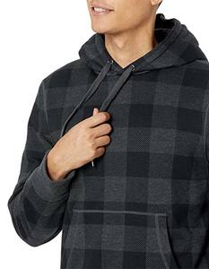 Sweat à capuche uni de qualité supérieure avec poche kangourou, impression et broderie personnalisées disponibles, toile vierge pour la personnalisation de la marque - Product Image 2