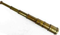 Télescope marin victorien ancien, 20 pouces, en laiton, pour la navigation maritime, un article cadeau