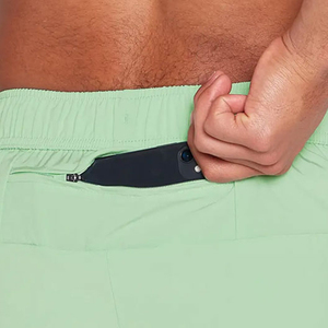 กางเกงขาสั้นออกกำลังกายสำหรับผู้ชายกางเกงขาสั้นสำหรับออกกำลังกายในชีวิตประจำวันทำจากผ้าโพลีเอสเตอร์ผสมสแปนเด็กซ์ - Product Image 5