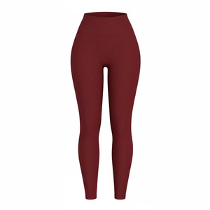 Pantalones de yoga de compresión de cintura alta al por mayor para mujer, leggings deportivos de compresión, pantalones de yoga de compresión. - Product Image 3