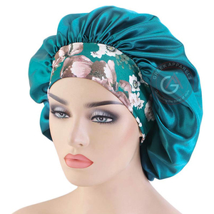 Wholesale Women Customized <b>Bonnets</b> Custom Luxury Designer <b>Bonnets</b> and Satin Hair Wraps Satin <b>Bonnet</b> Sleeping - Product Image 2