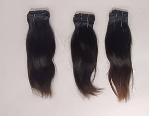 Extensions de cheveux humains droits de qualité indienne Remy de 12 pouces de qualité supérieure - Product Image 2