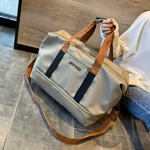 Bolsa de Gimnasio de Gran Capacidad, Estilo Casual, Portátil, para Viajes, Bandolera de Fitness, de Poliéster, Resistente al Agua, para Distancias Cortas - Product Image 6