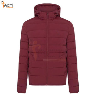 Venta al por mayor de chaquetas acolchadas con logotipo personalizado impreso para los hombres de calidad superior chaqueta acolchada hecha en Pakistán - Product Image 1
