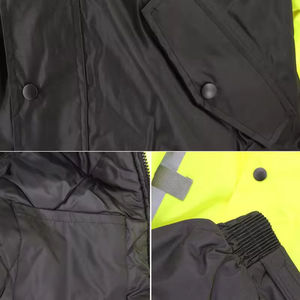 Cheap Hi Vis Reflective Safety Work Jacket Chaqueta de seguridad de invierno Impresión personalizada 3M Reflective Construction Safety Jackets - Product Image 4