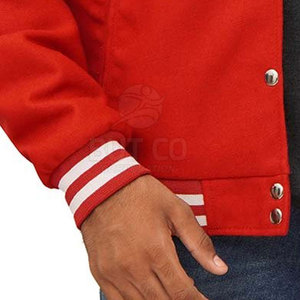 Chaqueta Letterman para hombre superventas Material de lana de algodón de invierno con el último diseño - Product Image 5