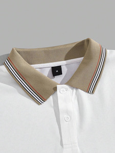 Polo pour homme grande taille personnalisable avec logo, léger, respirant, pour le golf et le sport, coupe ample, idéal pour le fitness – Nouveauté - Product Image 6