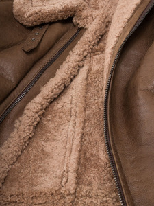Chaqueta de Cuero Personalizada al por Mayor, Estilo Urbano para Invierno, Cierre de Cremallera, Transpirable, Resistente al Viento, con Logotipo Frontal, para Hombre - Product Image 5