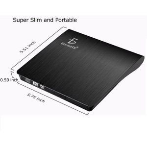 USB 3.0 Slim External Optical <b>Drive</b> Used CD/DVD Reader and Burner for PCs Optical <b>Disc</b> RW and CD-R Standards - Product Image 3