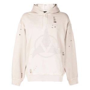 Veste à capuche surdimensionnée délavée à l'acide vintage personnalisée unisexe 100% coton French Terry Fleece Winter Solid Pattern Print - Product Image 3