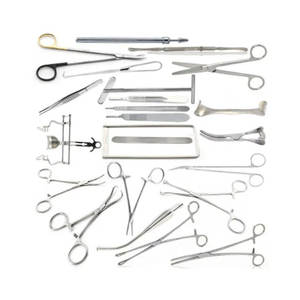 Ensemble d'instruments de chirurgie générale majeure de haute qualité Source d'alimentation manuelle en acier inoxydable à vendre - Product Image 1