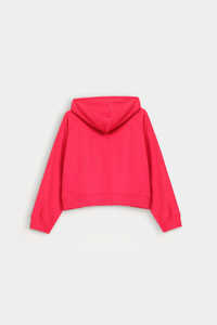 Nouveaux sweats à capuche pour femmes à la mode, design uni, vente en gros, sweat à capuche rose vif à fermeture éclair, sweat à capuche rose athlétique - Product Image 6