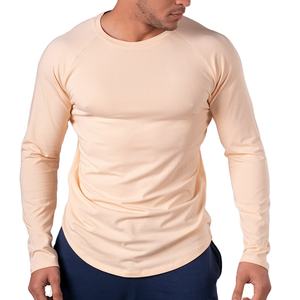 เสื้อยืดคอกลมผู้ชายระบายอากาศได้ดี เป็นมิตรกับสิ่งแวดล้อม เสื้อยืดผู้ชายแบบสั่งทำ เสื้อยืดออกกำลังกาย แห้งเร็ว แขนยาว - Product Image 1