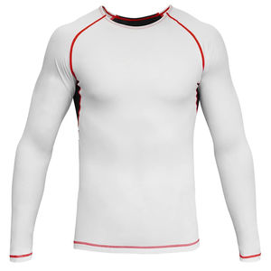 PUFFIN SPORTS T-shirt de compression athlétique de haute qualité 140g, personnalisé par sublimation, séchage rapide, en Spandex/Nylon, manches longues, pour la gym - Product Image 4