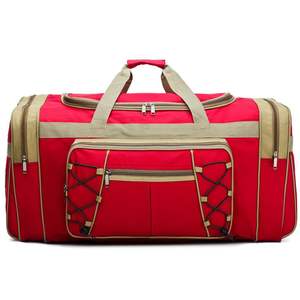 Nouveau design de sac de voyage en cuir pour femmes avec logo personnalisé imprimé en noir - Product Image 6