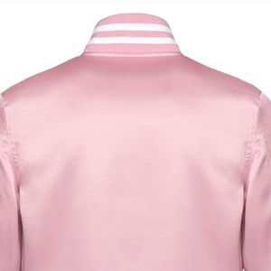 Chaqueta Bomber de satén personalizada de alta calidad: tela transpirable y cómoda para un estilo óptimo y usabilidad - Product Image 5