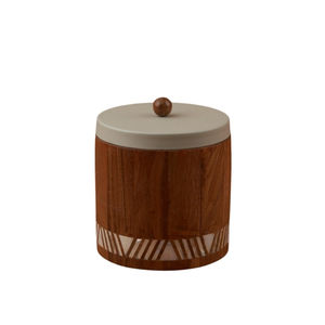 Elegante tazón de fregona de madera de acacia con incrustaciones de madreperla Bandeja de servicio única para postre Ramadán y Eid Idea de regalo - Product Image 2