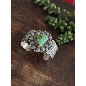Randy Boyd Royston Fashion <b>Cuff</b> <b>Bracelet</b> with Turquoise & Sterling <b>Silver</b> Elegant Accessory - Product Image 3