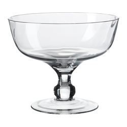 Minimalist design glass serving bowl with clean <b>aesthetic</b> and simple rim made for modern homes or casual use - Product Image 6
