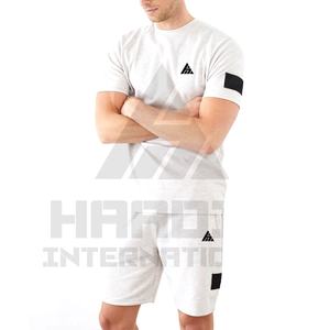 Wholesale Best Quality Customized Men's Summer Cotton <b>Twin</b> <b>Sets</b> New Design Summer Shorts <b>Set</b> - Product Image 1