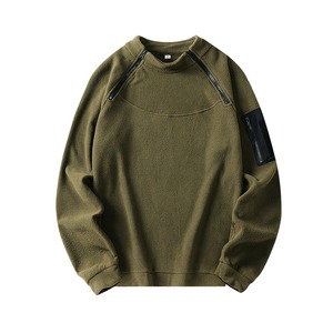 Jersey de manga larga personalizado para hombre, sudadera de invierno, Tops, bonito diseño de felpa, cierre de cremallera, corte holgado, talla XL, estilo informal cálido - Product Image 5