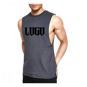 Men Fitness Bodybuilding Muscle <b>Stringer</b> Tank Top Gym Wear Sleeveless <b>Vest</b> Moisture Wicking Fit Sport Training Workout Top - Product Image 3