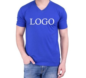 T-shirt décontracté de qualité supérieure à manches courtes et col en V pour homme, coupe ajustée, respirant, léger, élégant, à porter tous les jours en été, t-shirt à col en V - Product Image 2