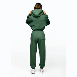 2025 viral fermeture éclair respirant classique Jogging survêtements pour femmes Gym personnalisé 100% Polyester Gym porter adultes hiver ensembles - Product Image 4